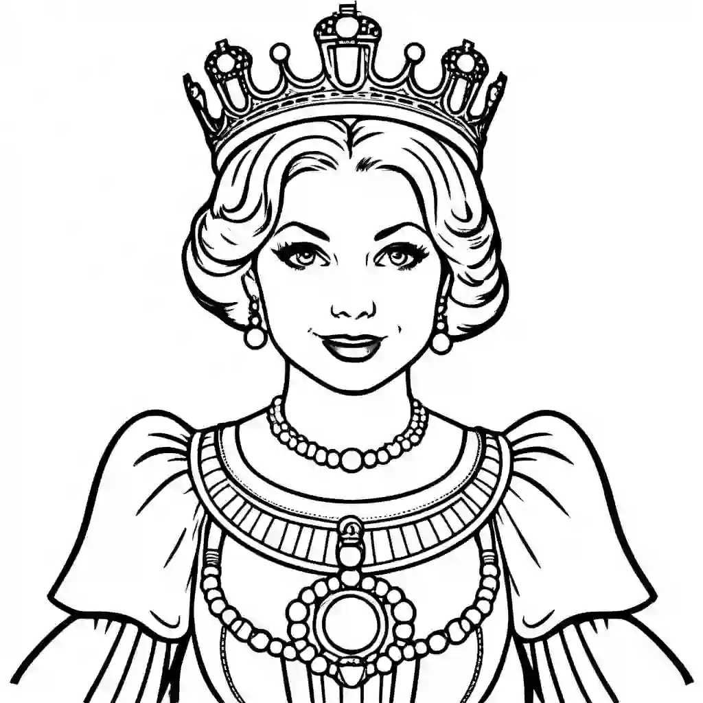 Queen Mary coloring pages